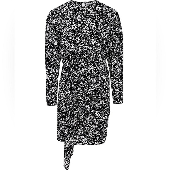 Isabel Marant Dress Women’s Small Dulce Floral-Printed Knot-Detailed Mini Dress - Picture 2 of 12